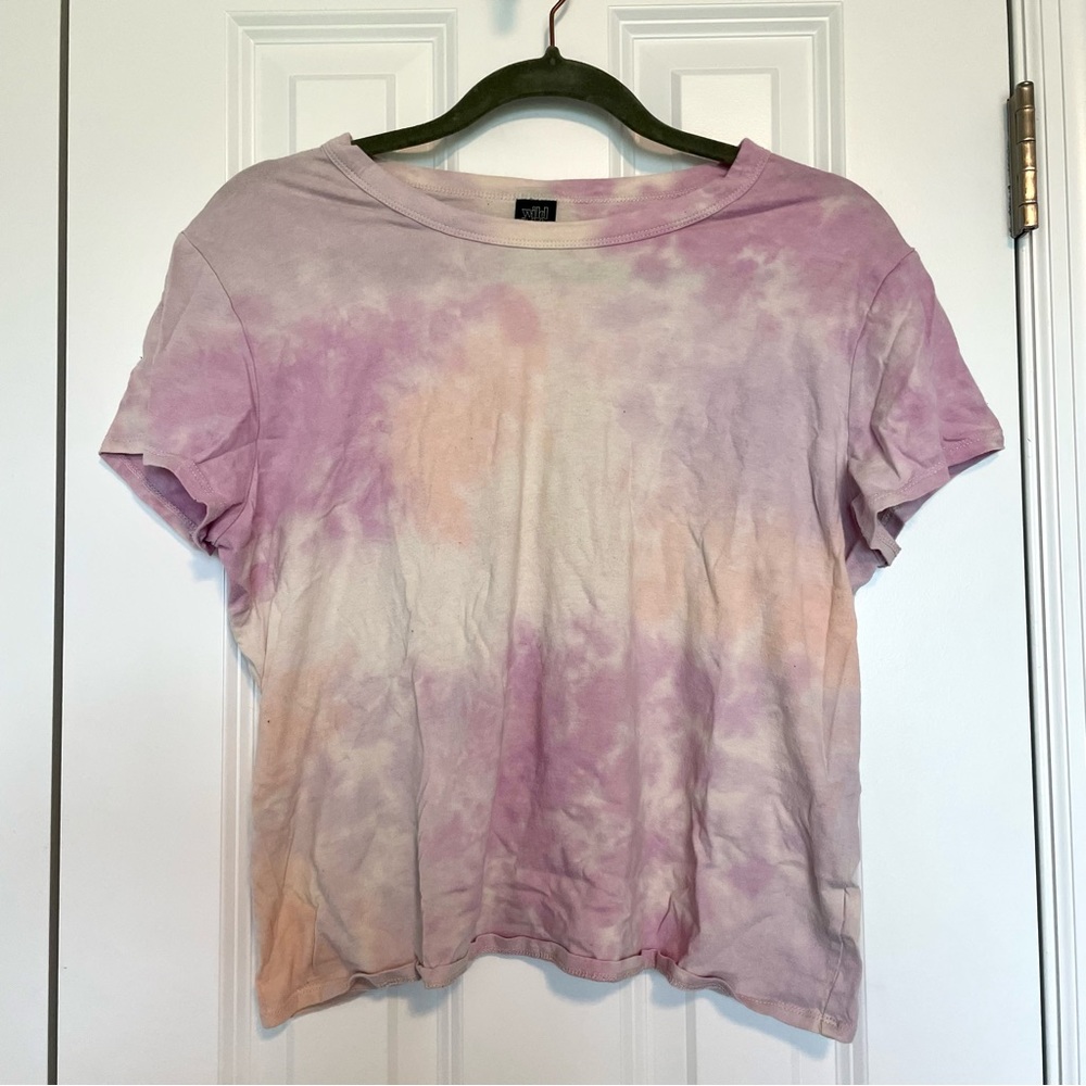 3️⃣ for $10!!! Cropped Tie-Dye Tee